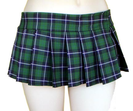 Original Green Plaid Skirt - More Details